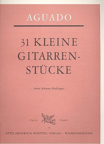 31 kleine Gitarrenstücke in fortschreitender Ordnung Books