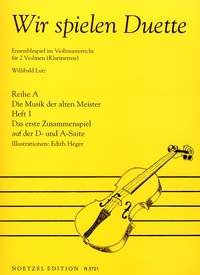 Wir Spielen Duette Band 1 Ensemblespiel im Violinunterricht für 2 Violinen Sheet Music