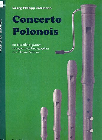 Heinrichshofen Verlag Georg Philipp Telemann-Concerto Polonois-Recorder Ensemble Books