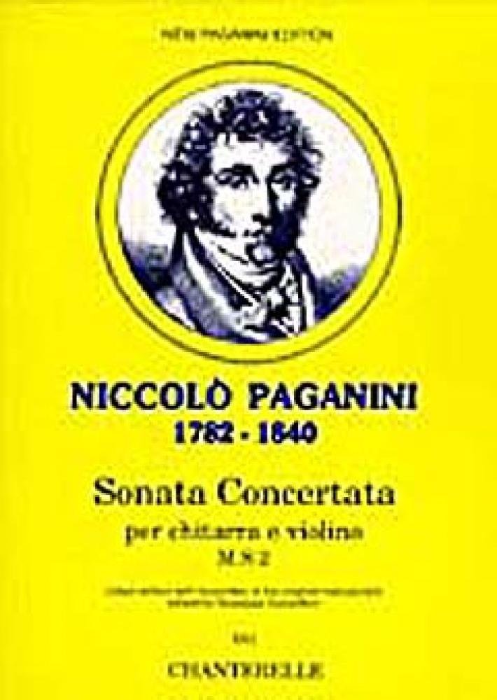 Sonata Concertata: M.S.2. Violine und Gitarre. Partitur und Stimme. Sheet Music