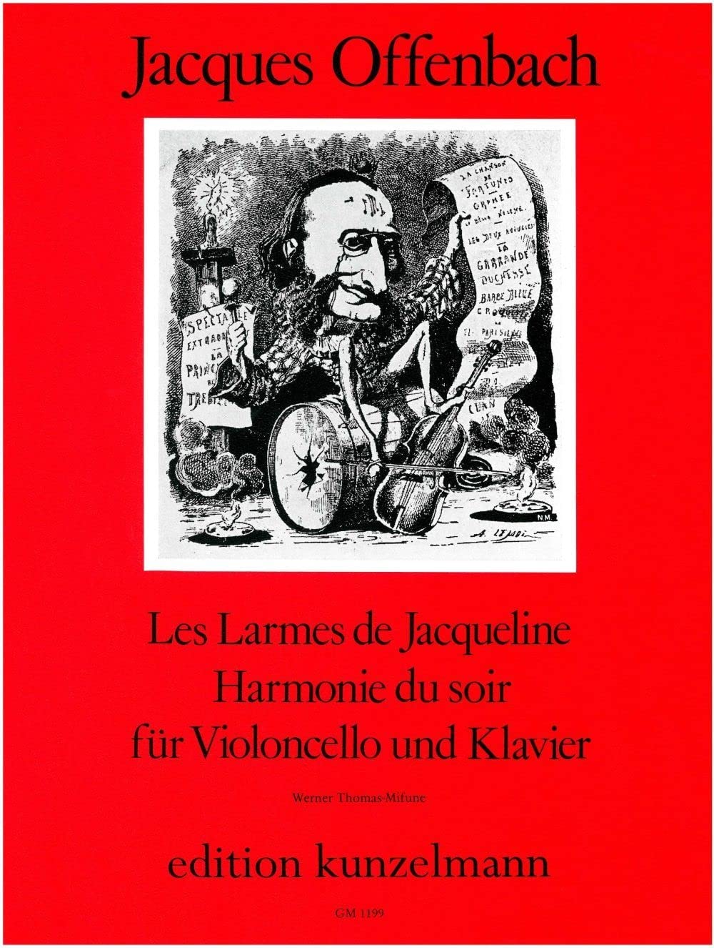 Larmes De Jacqueline - Violoncello and Piano - Buch Sheet Music