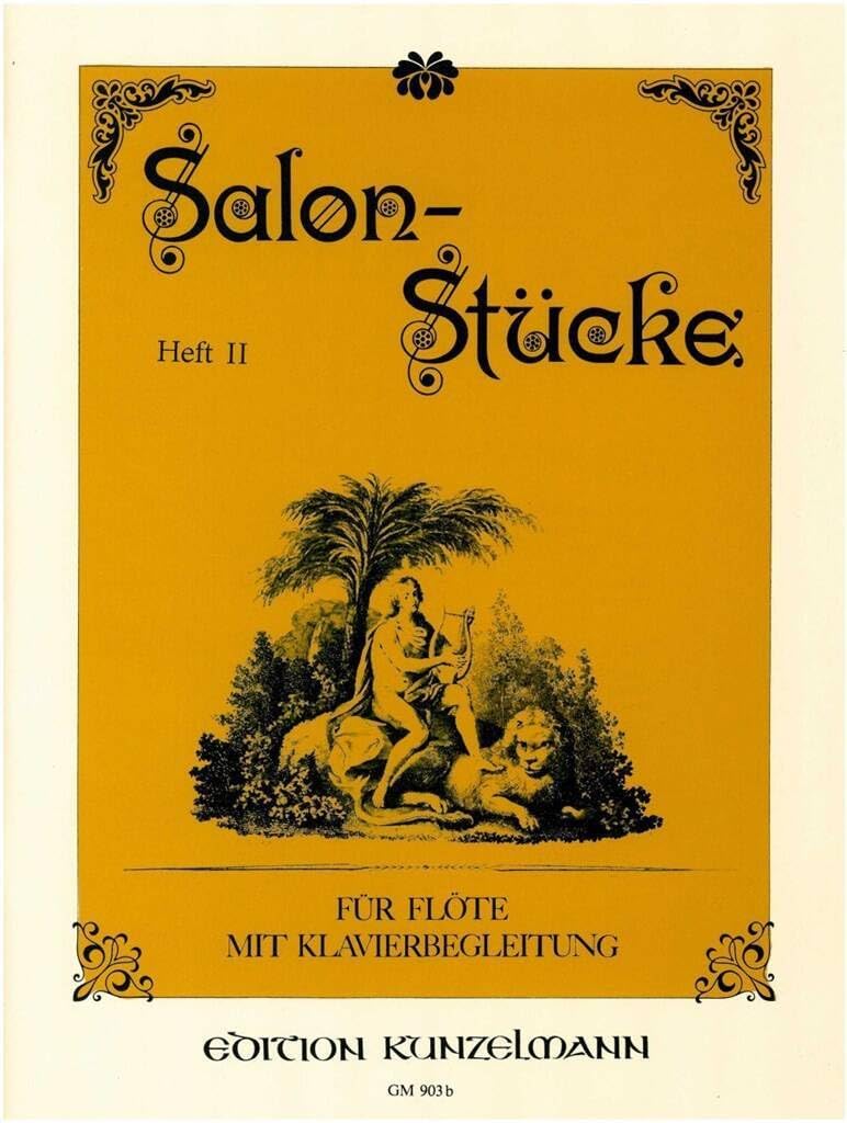 Salon-stucke 2 - flute traversiere et piano book