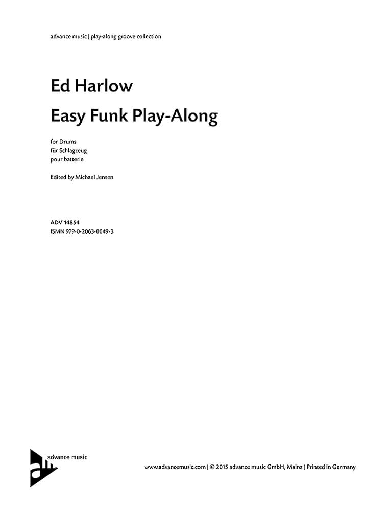 Easy Funk Play-Along: Schlagzeug. (Play-Along Groove Collection) Arts & Music