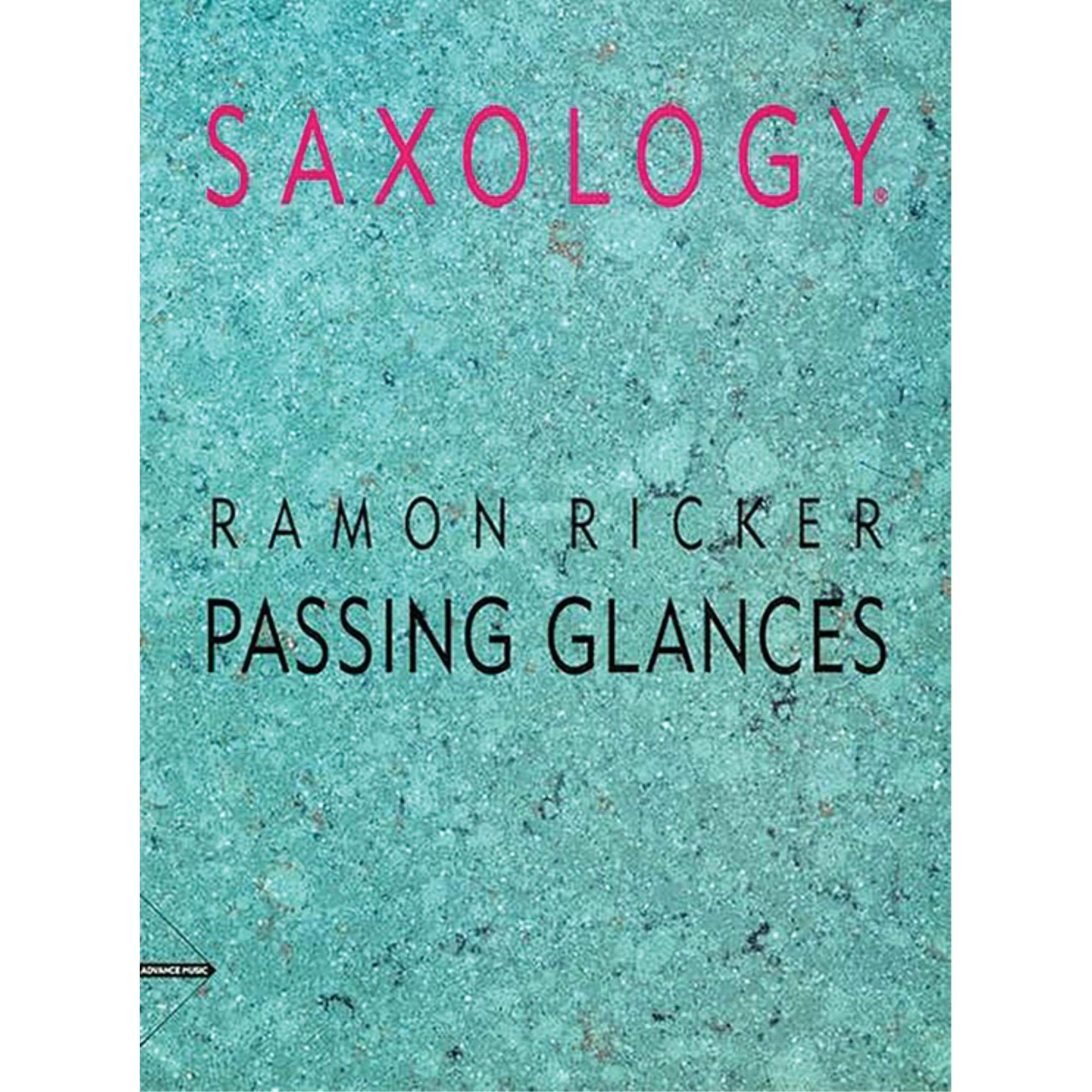 Passing Glances: 5 saxophones (AATTBar), piano, guitar (ad lib), double bass, percussion. Partition et parties. book