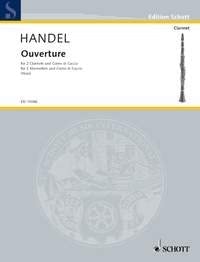 Overture: (Suite). 2 clarinets and hunting horn (or horn in F) or 2 violins and viola. Partition et parties. Arts & Music