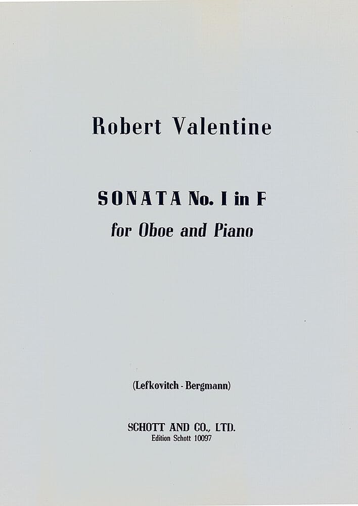Sonata Nr. 1 F-Dur: Oboe und Klavier. Arts & Music