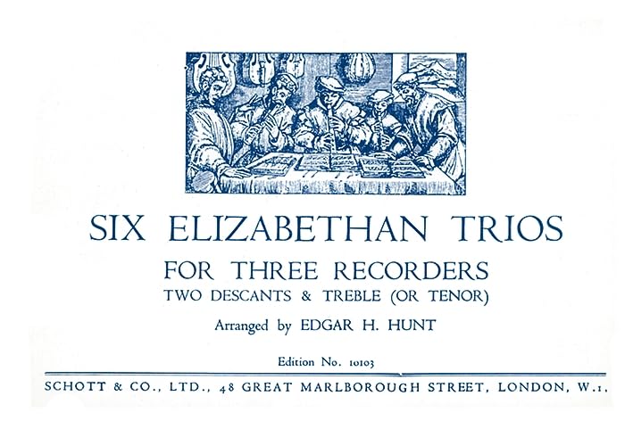 6 Elizabethan Trios: 3 Blockflöten (SSA/SST). Spielpartitur. Sheet Music