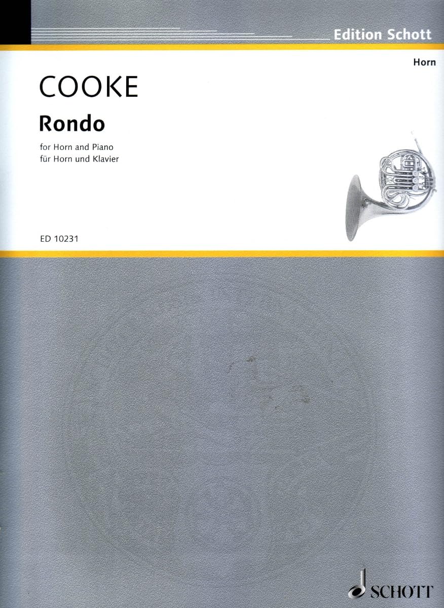 Rondo B-Dur: Horn in F und Klavier. (Edition Schott) Sheet Music