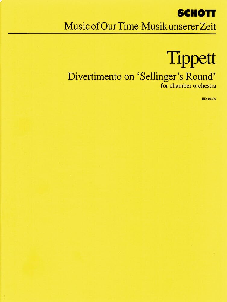 Divertimento on 'Sellinger's Round': for chamber orchestra. Kammerorchester. Studienpartitur. (Musik unserer Zeit) Sheet Music