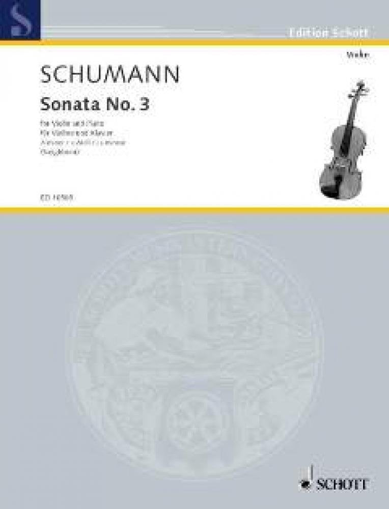 Sonata No. 3 A Minor: op. posth.. violin and piano. Sheet Music