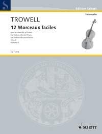 12 Morceaux faciles: op. 4. cello and piano. Arts & Music