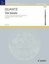 Trio Sonata in G Major: oboe (flute, violin, soprano- or bass recorder), cello (bassoon) and harpsichord (piano); 2. cello or bassoon ad libitum. Partition et parties. Sheet Music