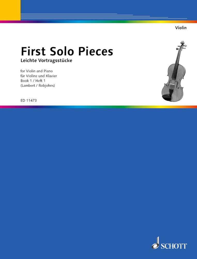 First Solo Pieces: Ausgewählte Stücke. Band 1. Violine und Klavier. (First Solo Pieces, Band 1) Sheet Music