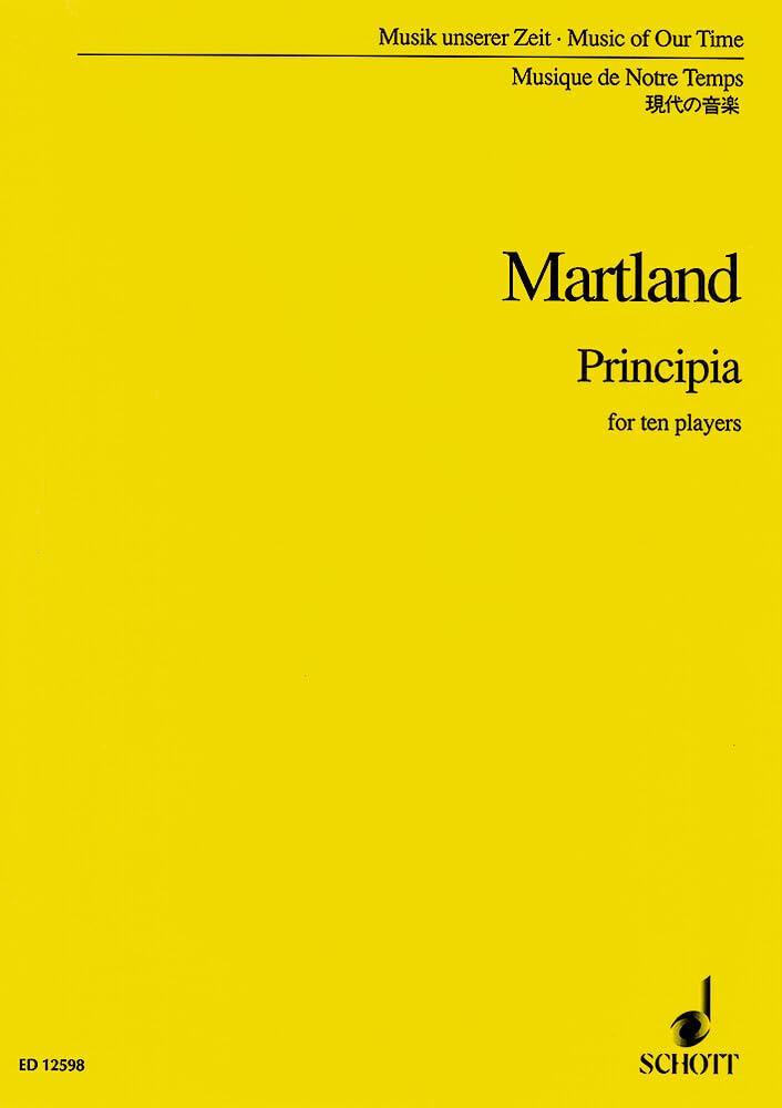 Principia: for 10 players. 10 player. Partition d'étude. book