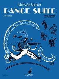 Dance Suite: Ausgewählte Stücke aus "Leichte Tänze für Klavier". Flöte, Oboe, Klarinette und Fagott (Alt-Saxophon). Stimmensatz. Sheet Music
