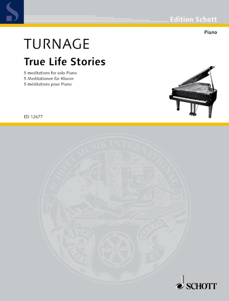 True Life Stories: Fünf Meditationen. Klavier. (Edition Schott) Sheet Music