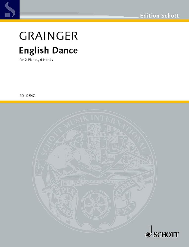 English Dance: 2 Klaviere 6-händig. (Edition Schott) Sheet Music