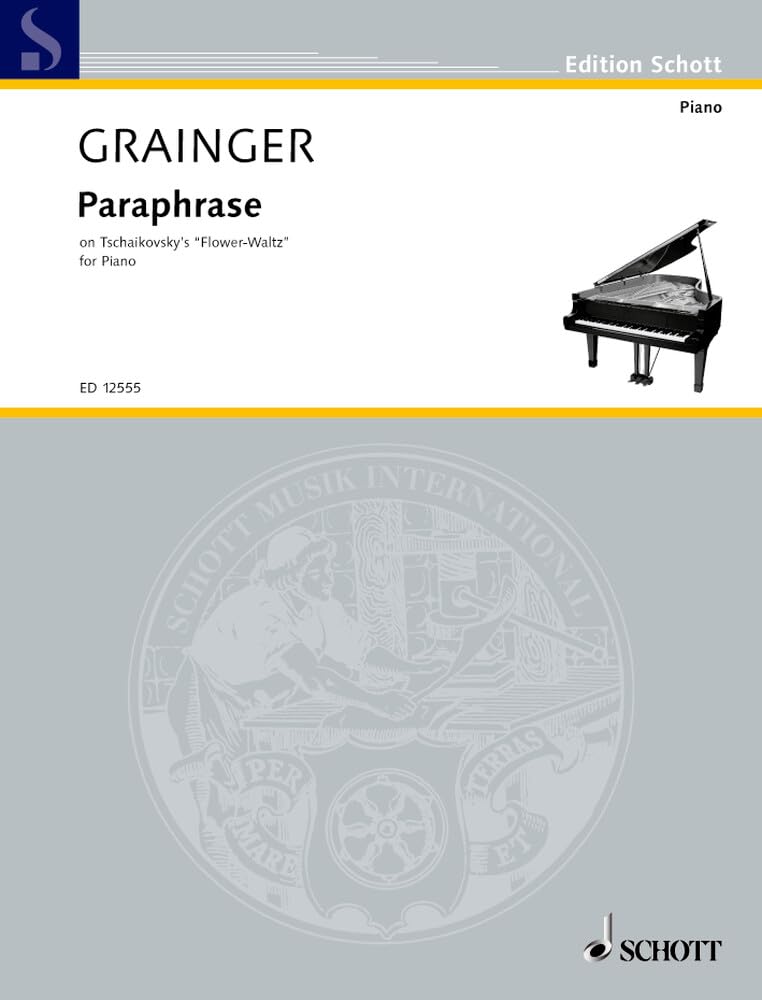 Paraphrase: über Tschaikowskys "Blumenwalzer". Klavier. (Edition Schott) Sheet Music