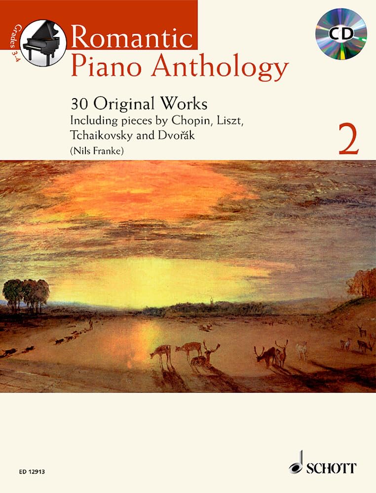 Romantic Piano Anthology: 30 Original Works. Band 2. Klavier. (Schott Anthology Series, Band 2) Sheet Music