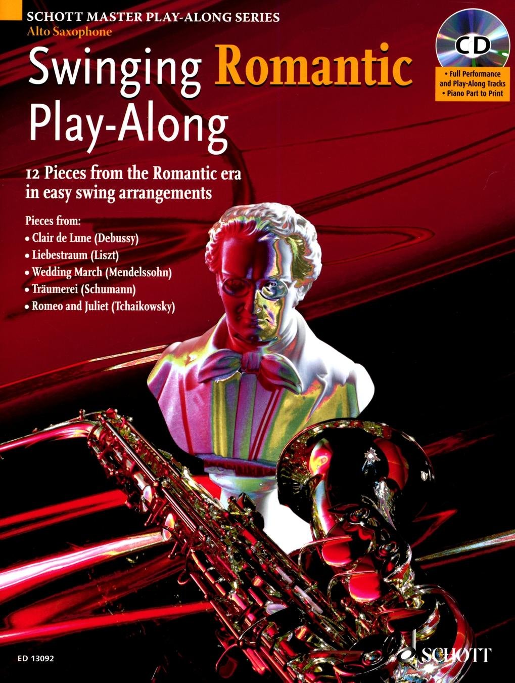 Swinging Romantic Play-Along. Alt-Saxophon; Klavier ad lib. Sheet Music