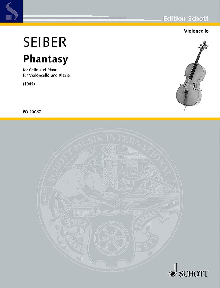 Phantasy: für Violoncello und Klavier. Violoncello und Klavier. (Edition Schott) Sheet Music