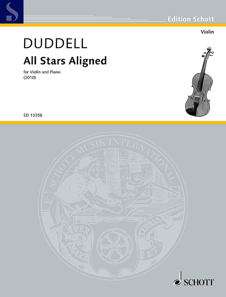 All Stars Aligned: for violin and piano. Violine und Klavier. (Edition Schott) Arts & Music