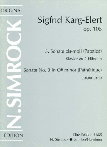 Sonate Nr. 3 cis-Moll: "Pathétique". op. 105. Klavier. Sheet Music