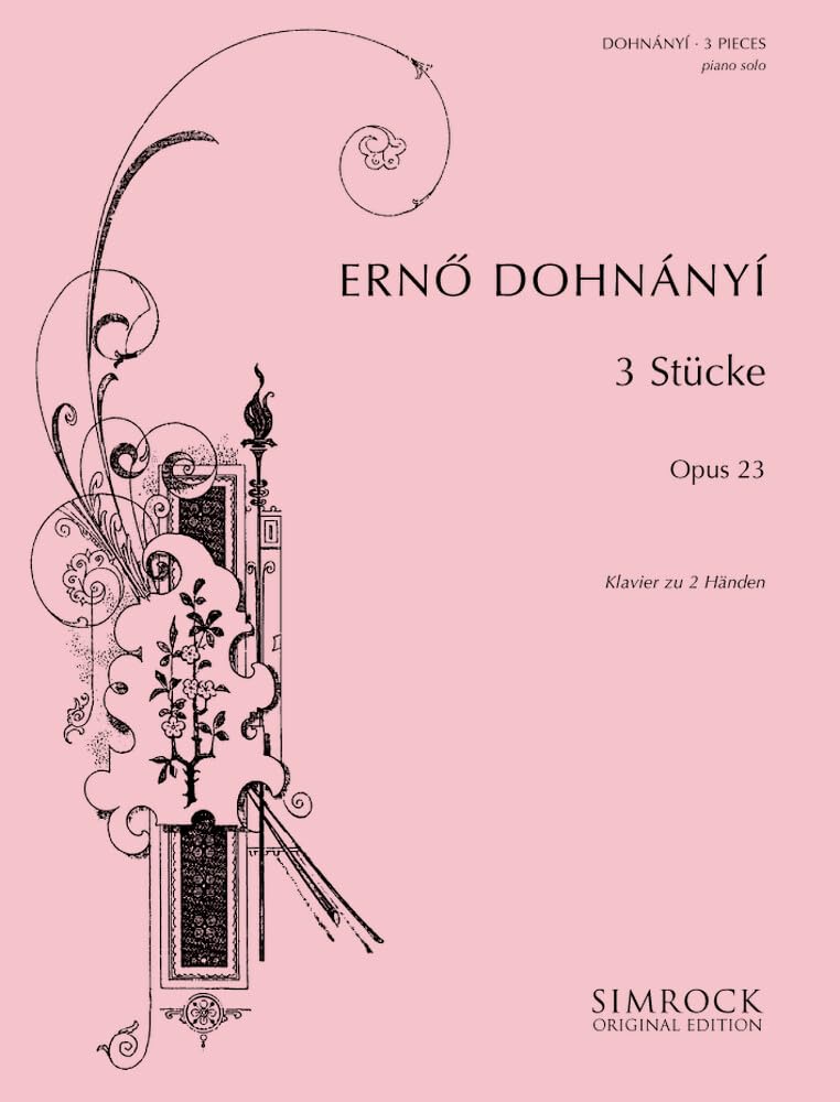 Drei Stücke: op. 23. Klavier. Sheet Music