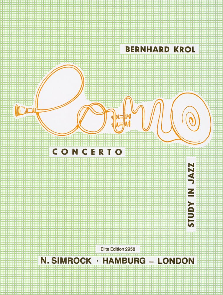 Corno-Concerto: Study in Jazz. op. 29. Horn und Orchester. Klavierauszug mit Solostimme. Sheet Music