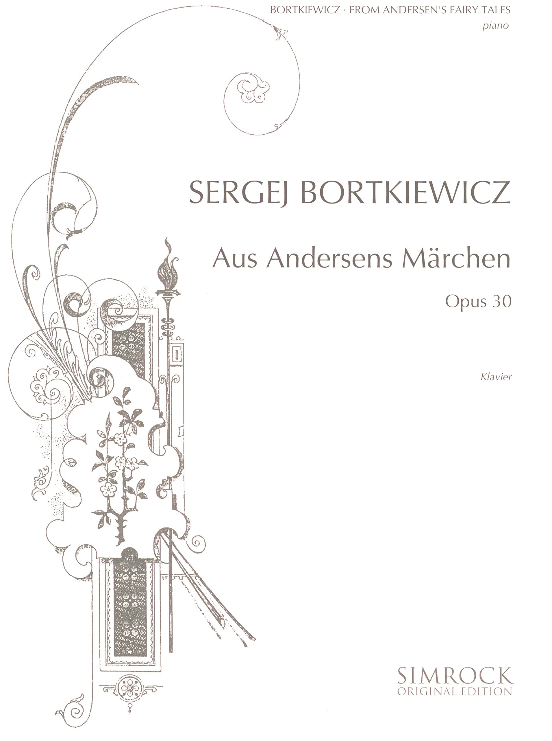 From Andersen's Fairy Tales: A Musical Picture Book. op. 30. piano. Sheet Music