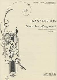 Slavonic Cradle Song: Berceuse slave. op. 11. cello (or violin) and piano. Sheet Music