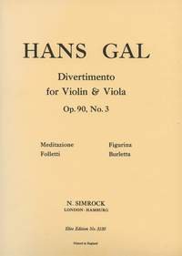 DIVERTIMENTO IN C OP. 90-3 Sheet Music