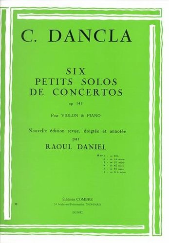 Petit solo de concerto op.141 n1 en sol maj. --- violon et piano book