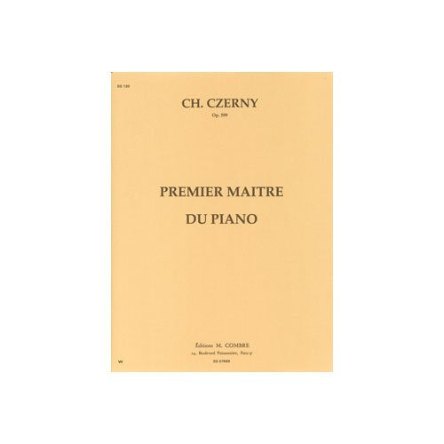 Premier maitre du piano op.599 --- piano book