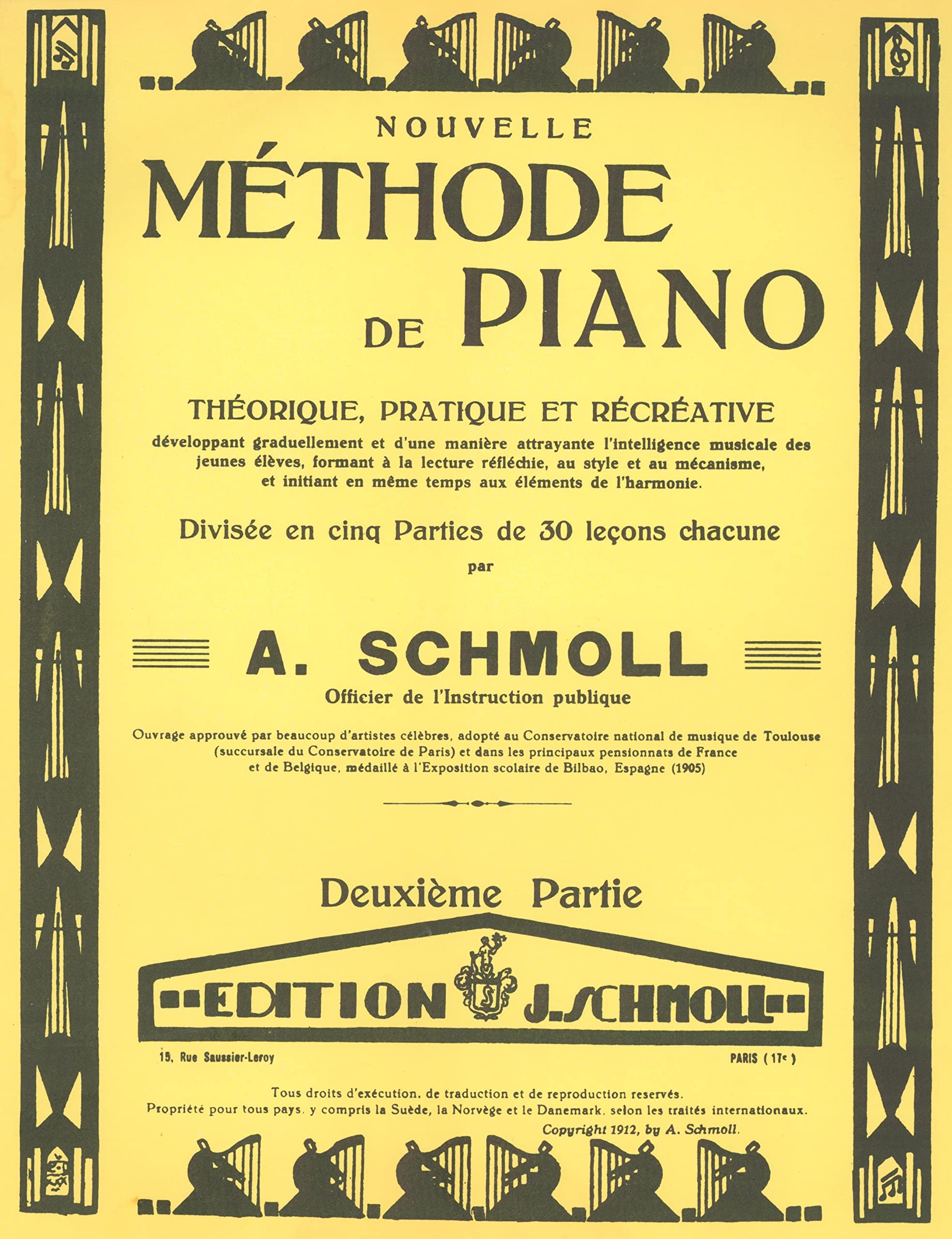 METHODE DE PIANO VOL.2 --- PIANO Sheet Music