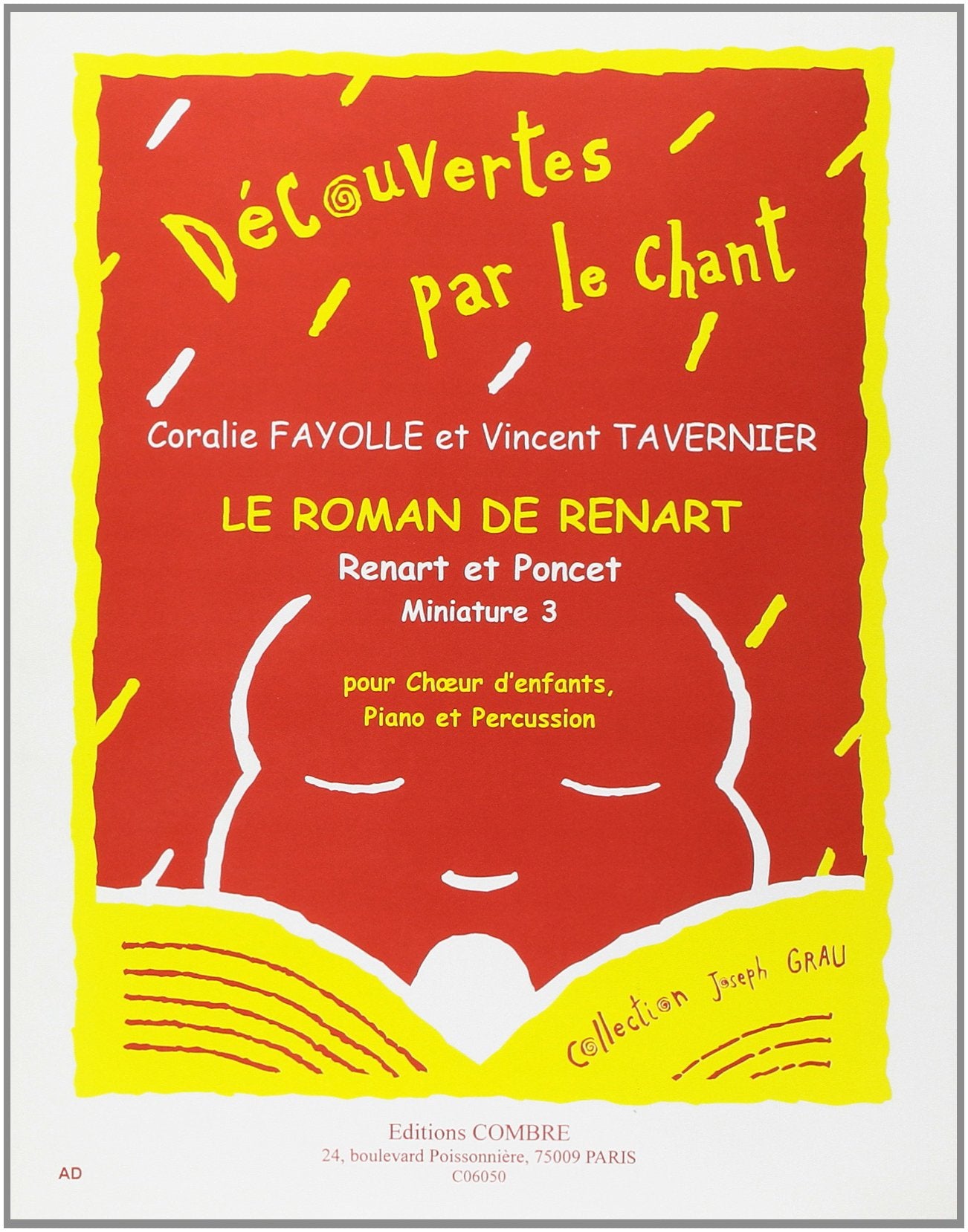 LE ROMAN DE RENART - MINIATURE 3 : RENART ET PONCET --- CHOEUR, PIANO ET PERCUSSIONS Sheet Music