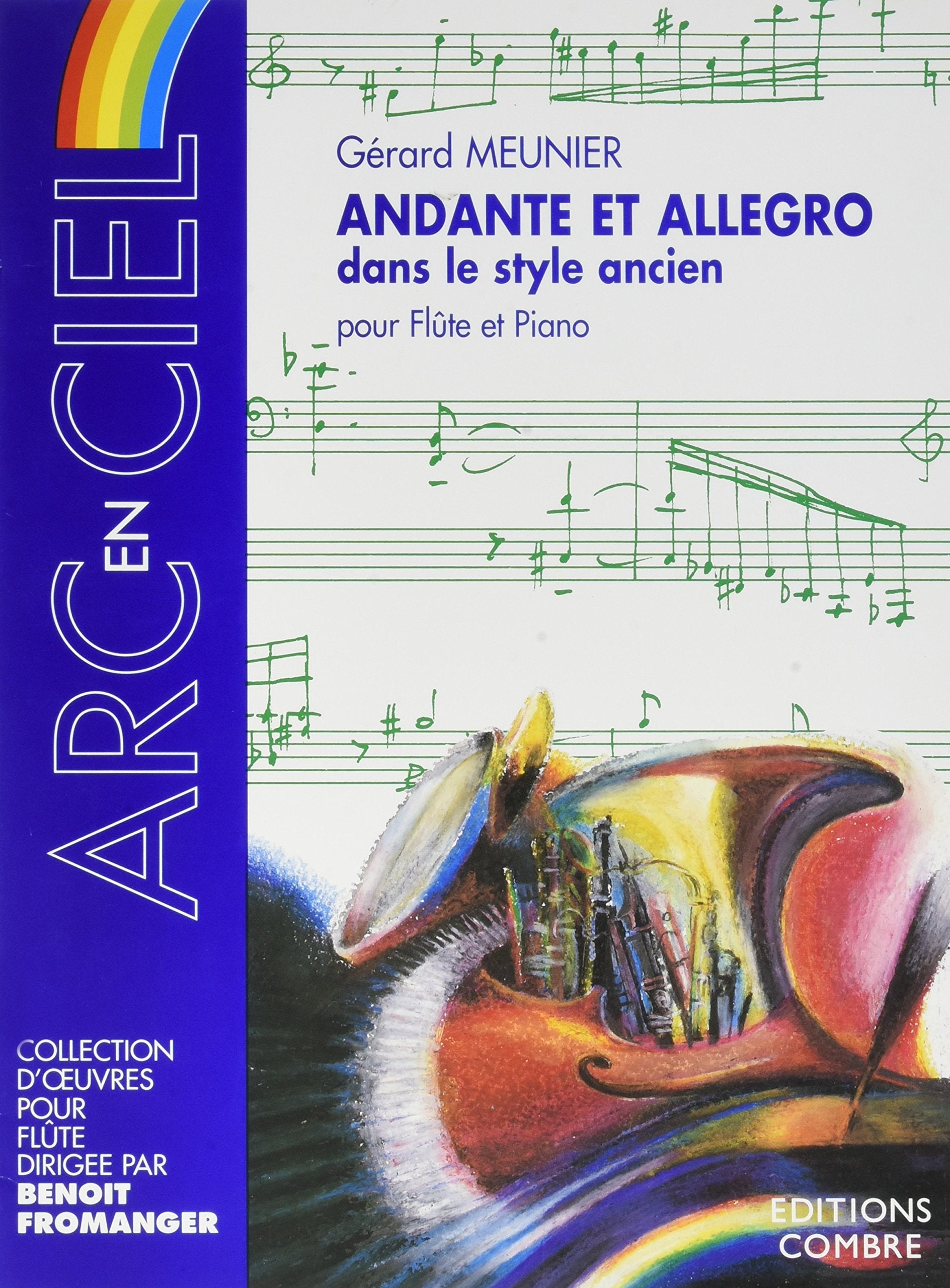 Andante et allegro dans style ancien --- flute et piano book