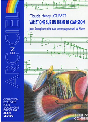 Variations sur un theme de clapisson --- saxophone alto et piano book