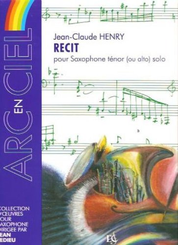 Récit - sax ténor ou alto solo book