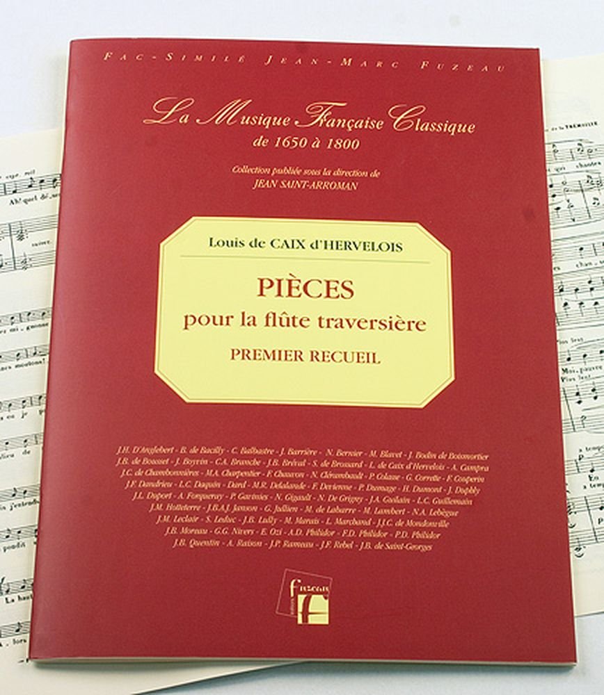 Pièces pour la flûte traversière avec la basse continue. Sheet Music
