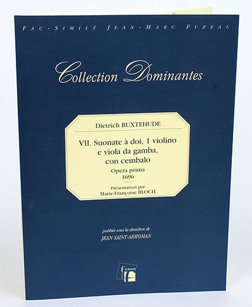 VII Suonate à doi, Violino e Viola da gamba, con Cembalo - Opéra prima Books