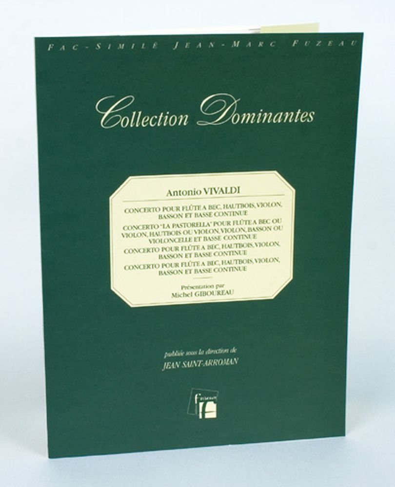Concertos RV 94 - RV 95 - RV 101 - RV 105 book