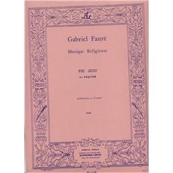 Gabriel Fauré: Pie Jesu Du Requiem (Soprano Et Piano). Partitions pour Soprano, Accompagnement Piano cd