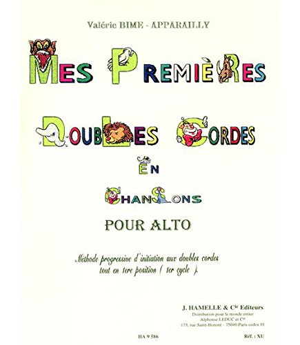 Bime Apparailly Mes Premieres Doubles Cordes Position 1 Cycle 1 Vla Bk. Für Bratsche Sheet Music