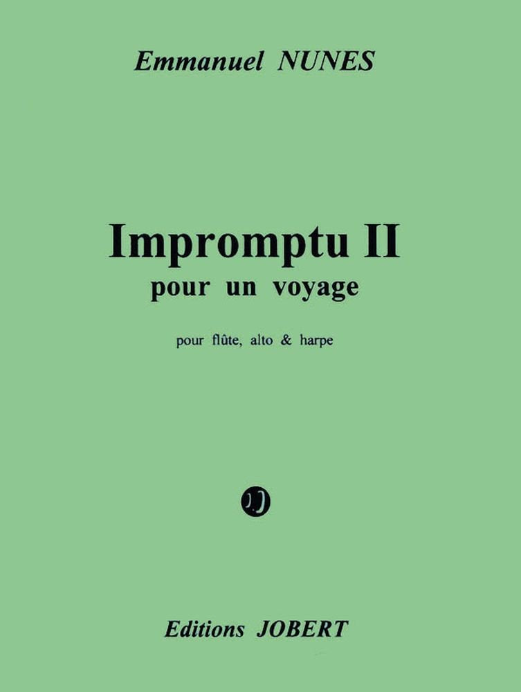 Impromptu pour un voyage ii --- flute, alto et harpe book