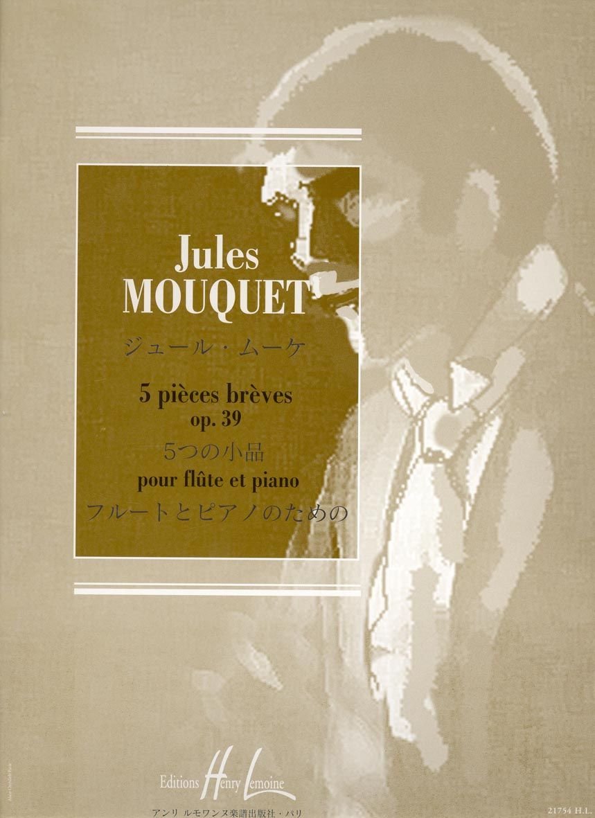 PIECES BREVES (5) OP39 --- FLUTE ET PIANO Sheet Music