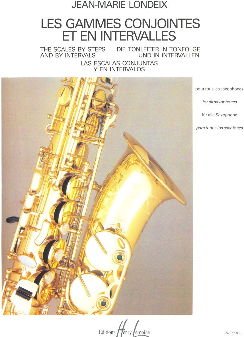 GAMMES CONJOINTES ET EN INTERVALLES --- SAXOPHONE Sheet Music