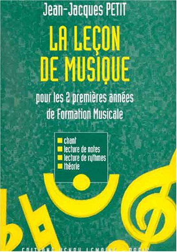 Leçon de musique 1ère et 2ème Années book