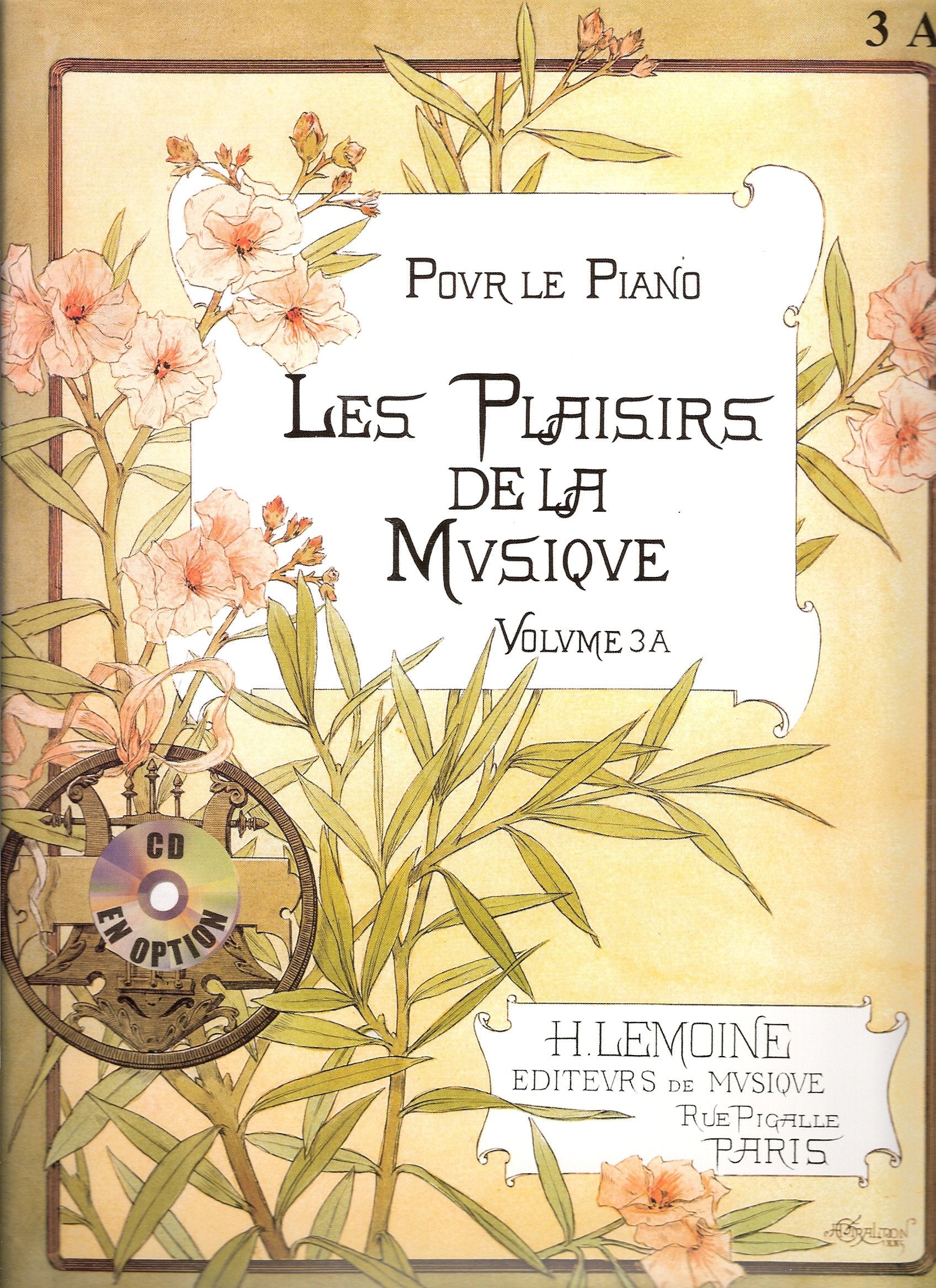 LES PLAISIRS DE LA MUSIQUE VOL.3A --- PIANO Sheet Music