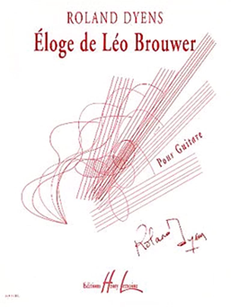 ELOGE DE LEO BROUWER --- GUITARE Sheet Music